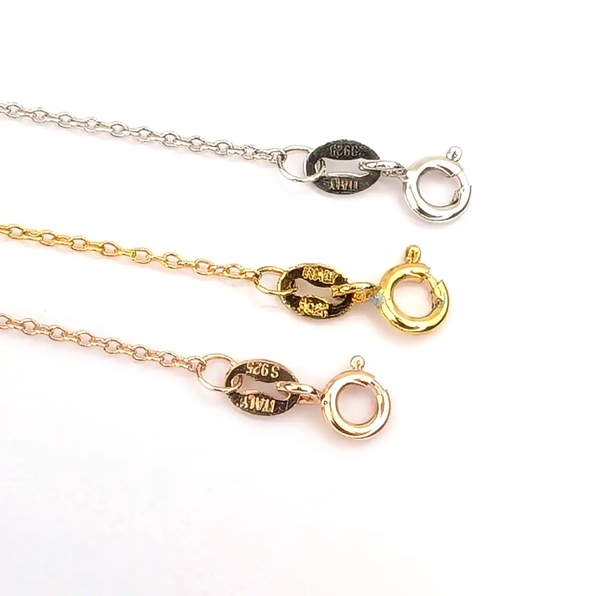 Multi-length Sterling Silver Link Chain - Image 2
