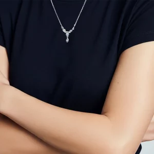 Blue Topaz Silver Necklace - Image 4