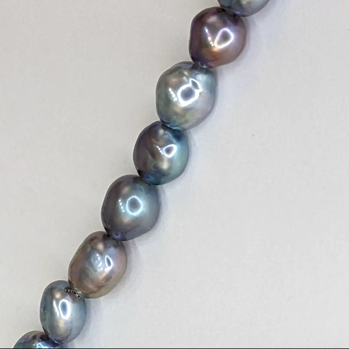 Freshwater Baroque Pearl String - Black