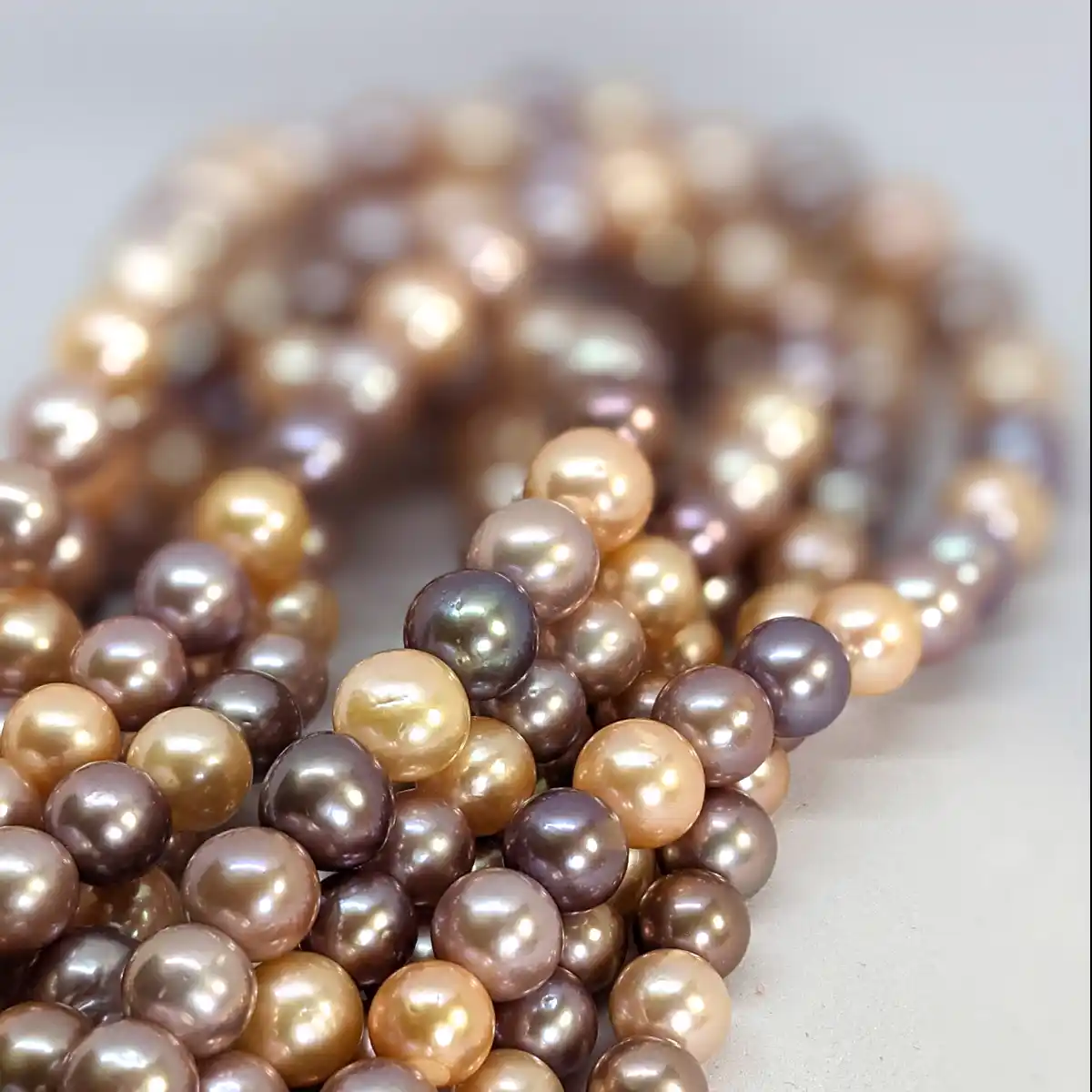 Multi Coloured Edison Pearl Loose String