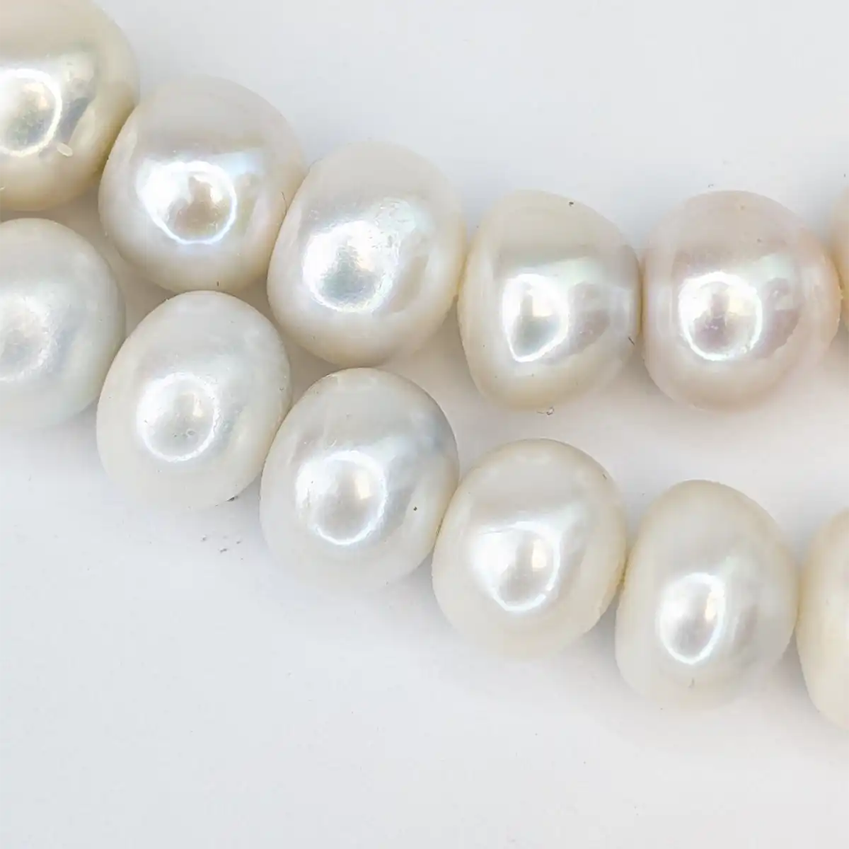 11mm Doughnut Pearl Loose String, AA - Image 2