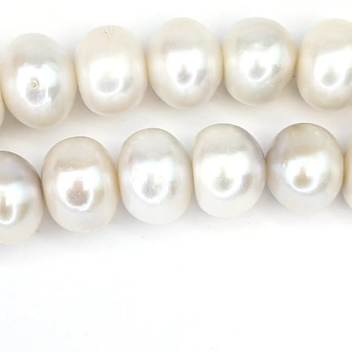 11mm Doughnut Pearl Loose String, AA - Image 3