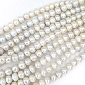 11mm Doughnut Pearl Loose String, AA - Image 4