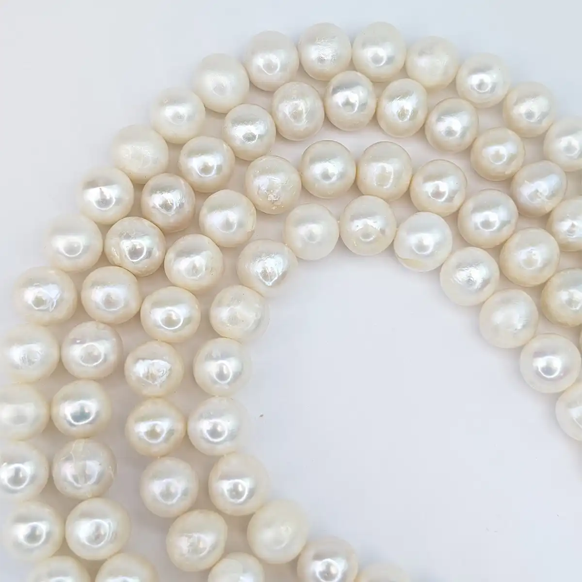 Near-Round 9mm Loose Pearl String