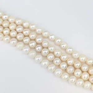Near-Round 9mm Loose Pearl String