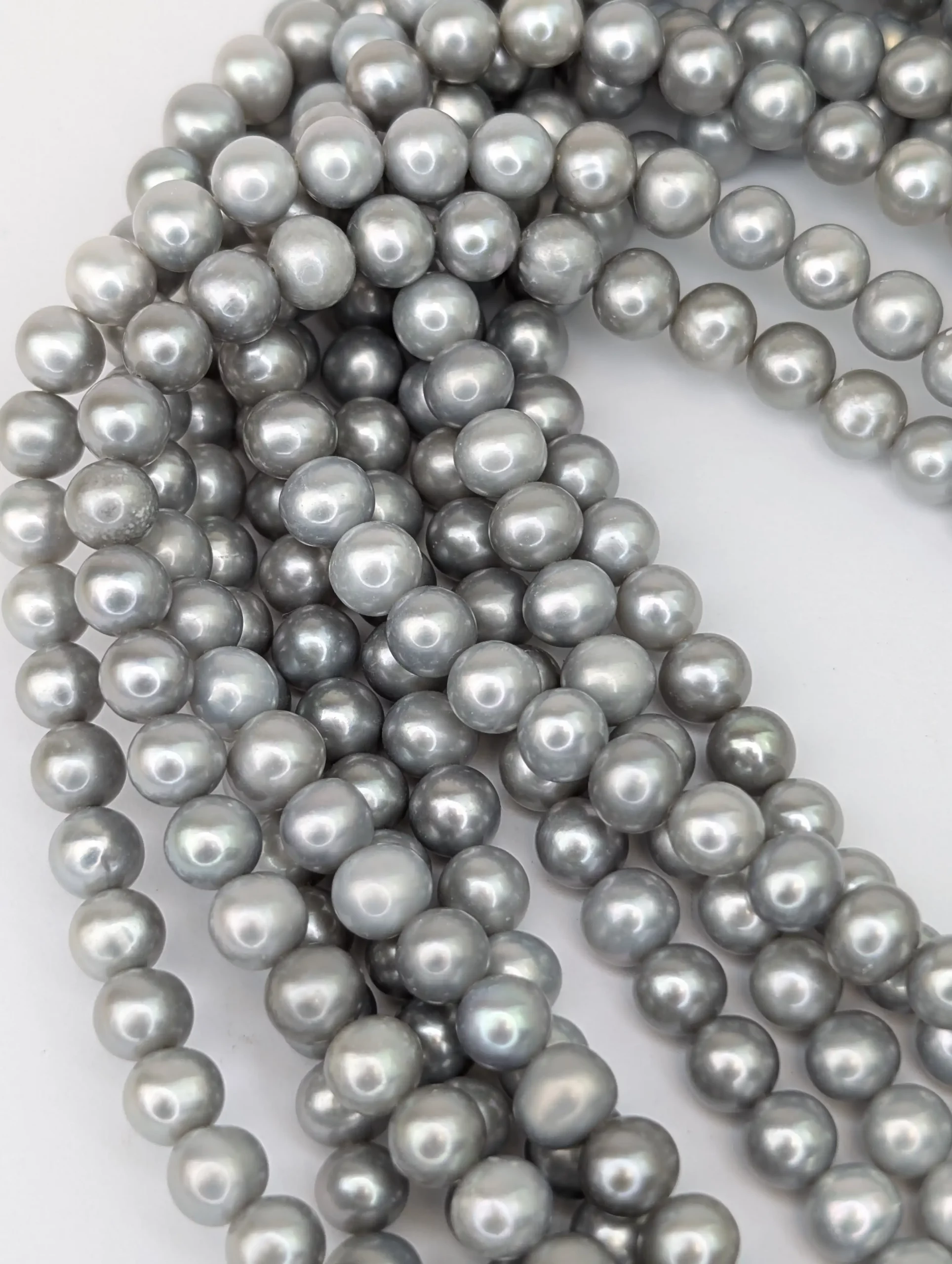 7mm Silver Pearls