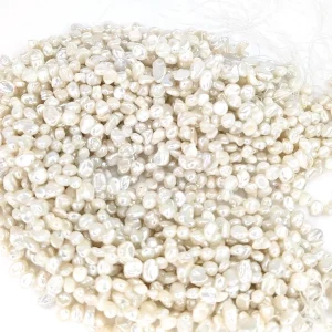 Small Keshi Pearl String, Excellent Lustre
