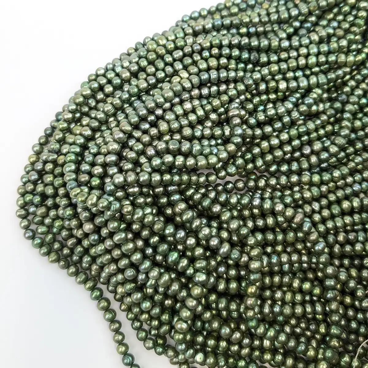 Forest Green Pearl String, 5mm