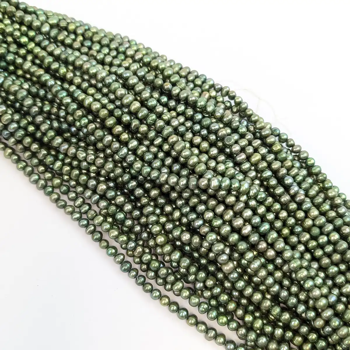 Forest Green Pearl String, 5mm