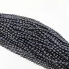 Blue-Black Rice Pearl String, 6mm
