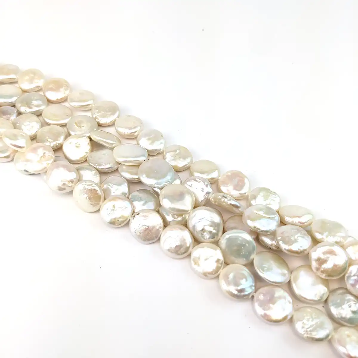 Coin Pearls 13-14mm with lovely lustre
