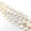 Coin Pearls 18mm, White