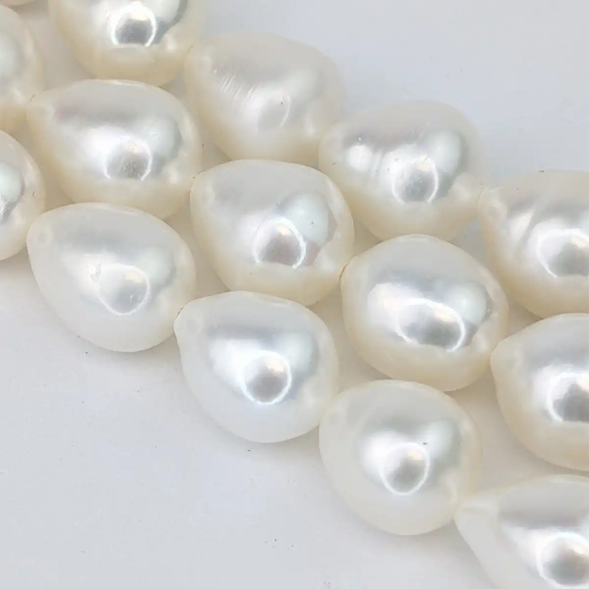 Freshwater Teardrop Rice Pearl String
