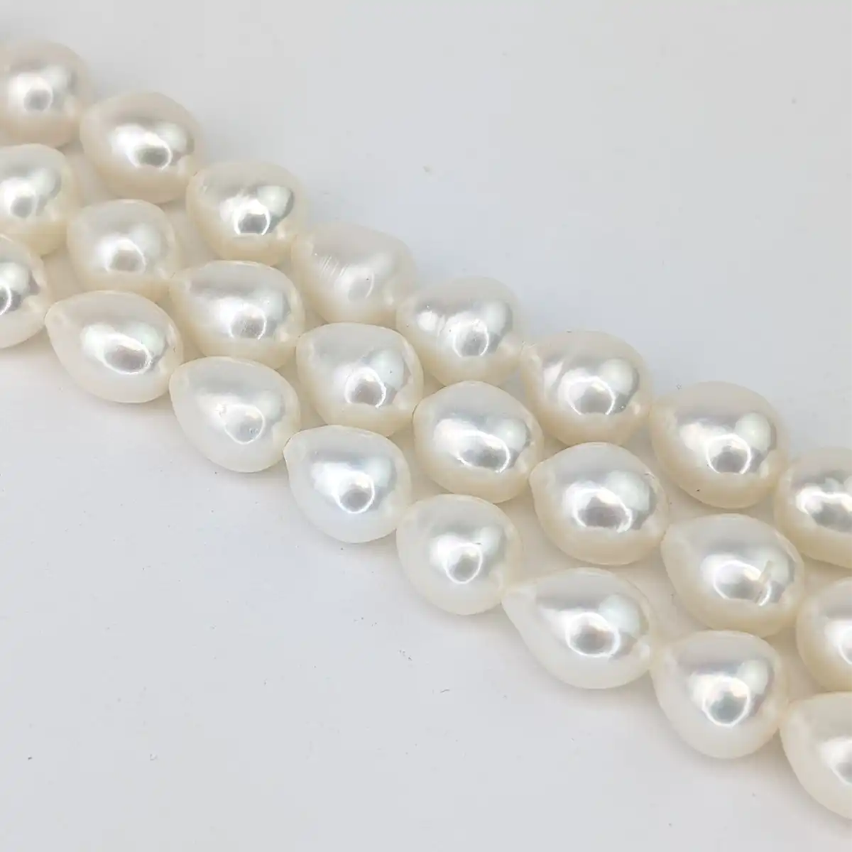Freshwater Teardrop Rice Pearl String