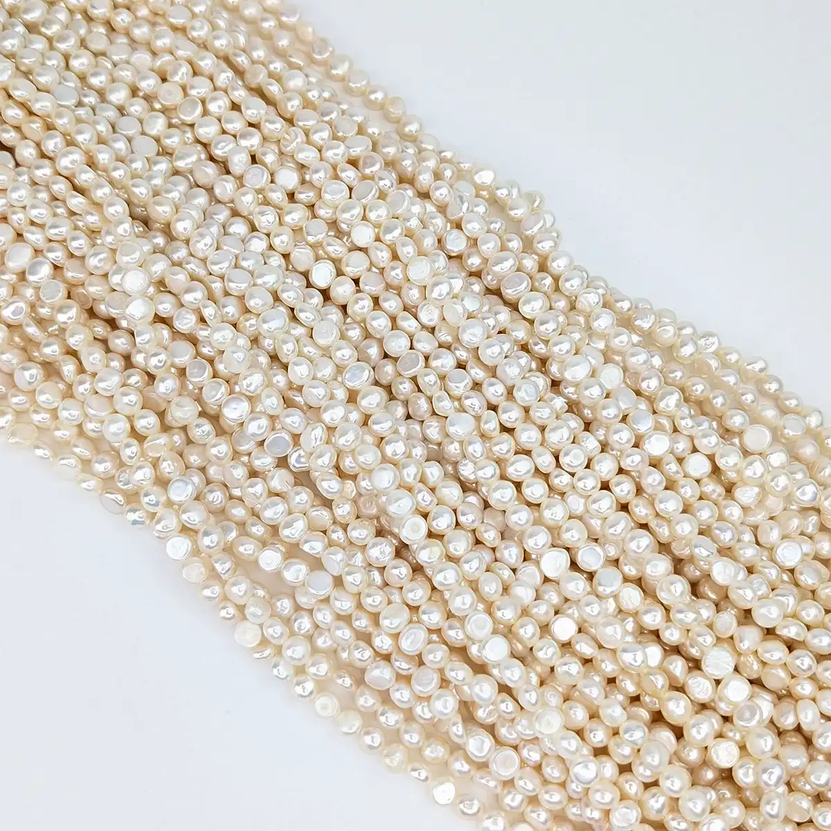 Freshwater Nugget Pearl String 5mm