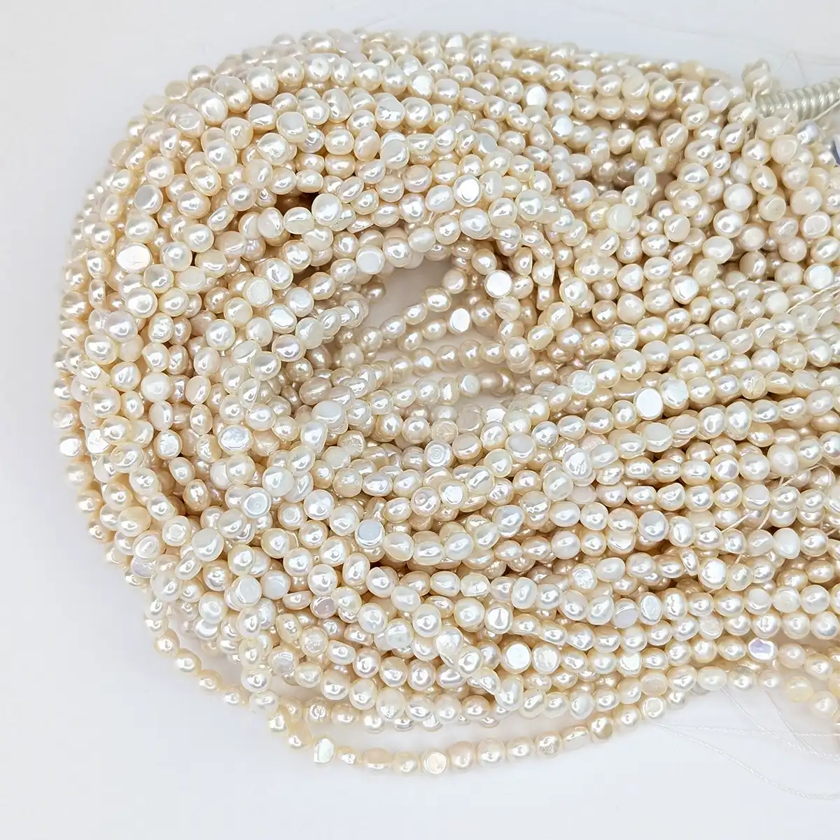 Freshwater Nugget Pearl String 5mm