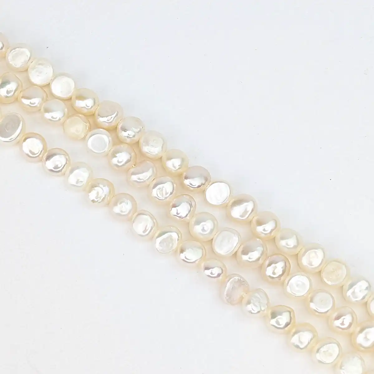 Freshwater Nugget Pearl String 5mm