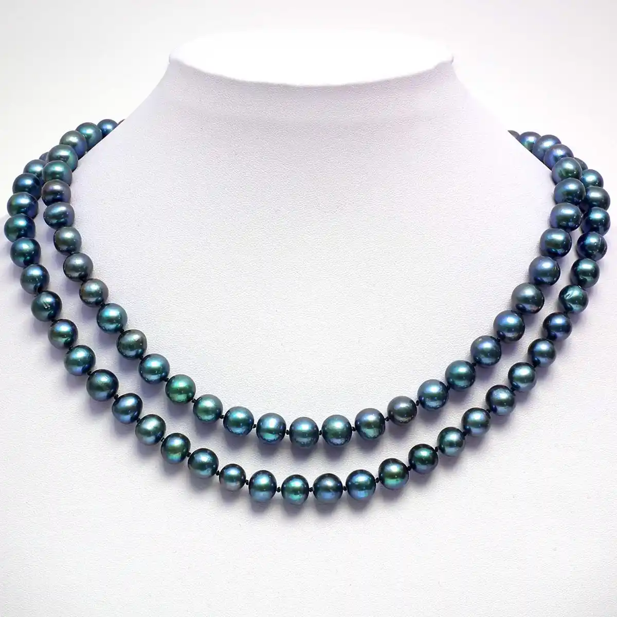 Blue Freshwater Pearl Necklace