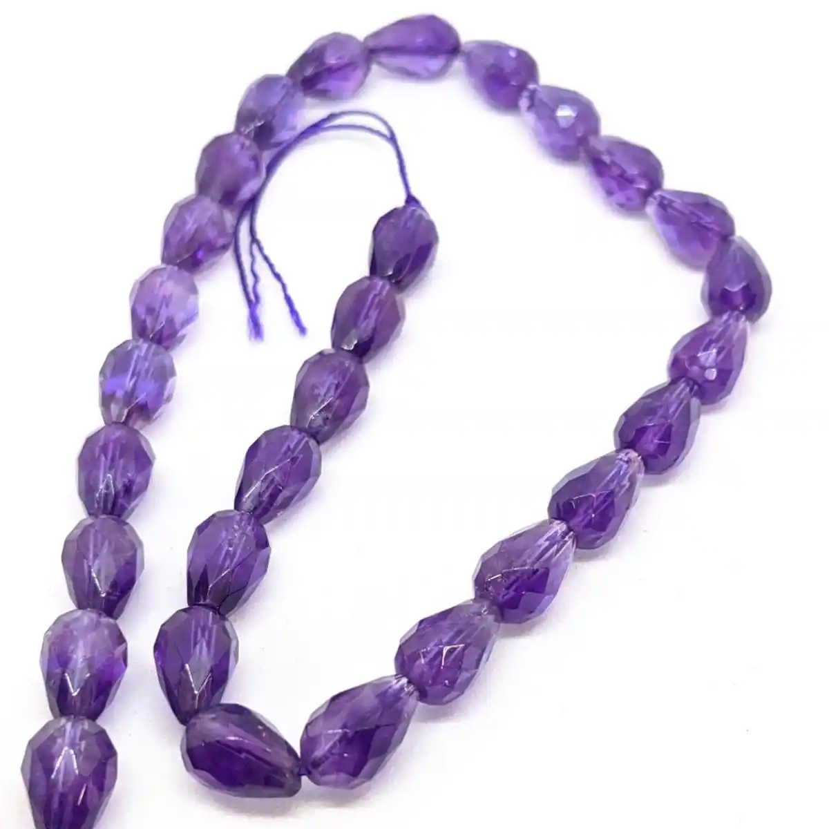 Amethyst Teardrop Beads