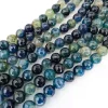 Blue-Green Agate Beads