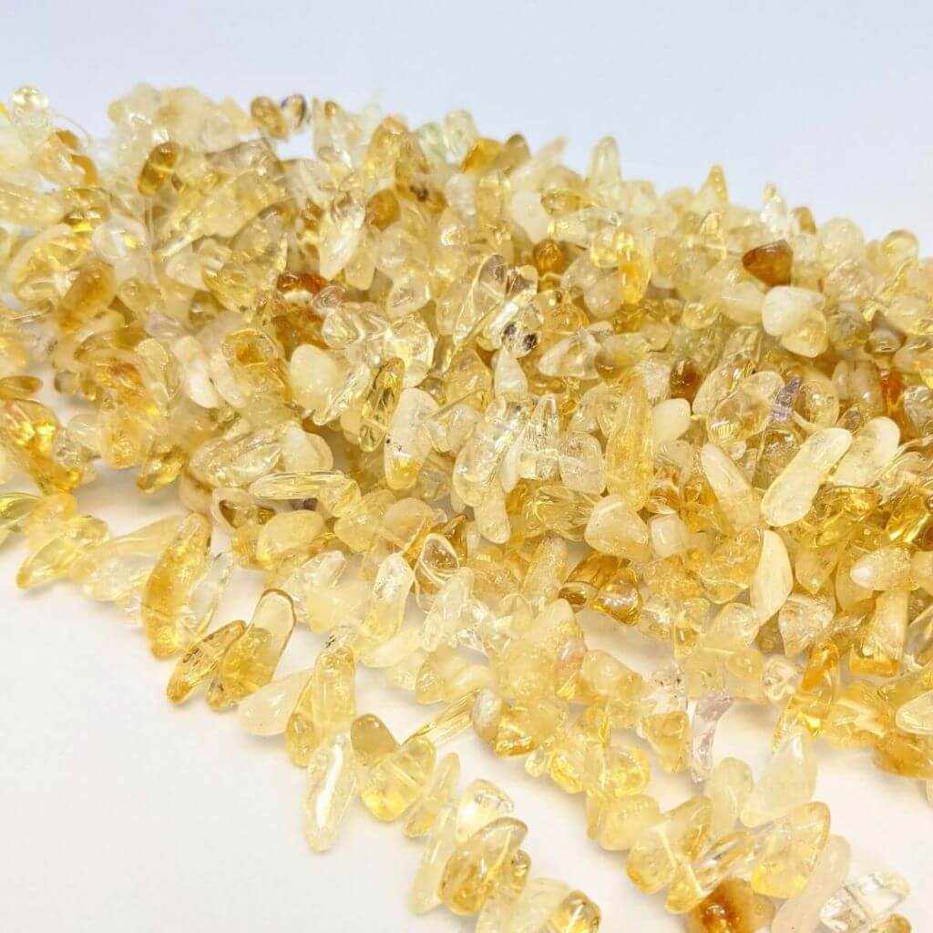 Sparkling Natural Citrine Chips