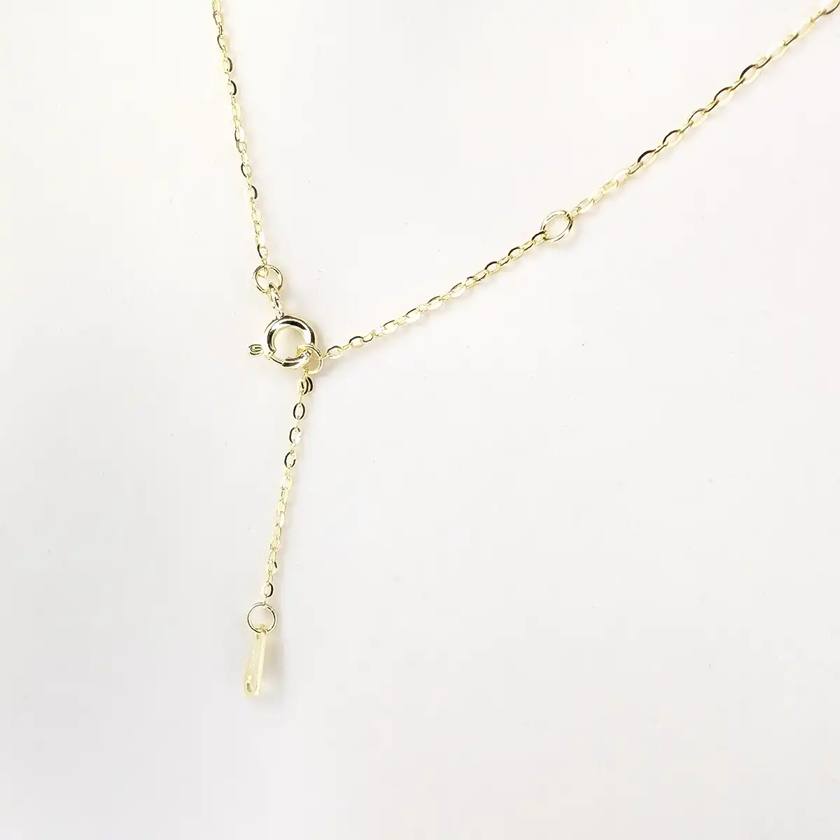 Single Pearl and CZ Silver Necklace - Image 4